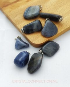 Aventurijn blauw hanger