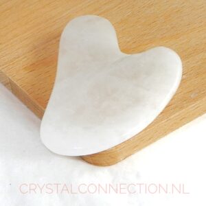 Bergkristal Gua Sha massagesteen