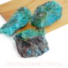 Chrysocolla en Chrysocolla-Turkoois ruw