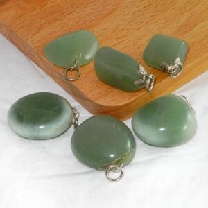 Groene kwarts hanger