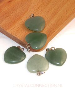 Aventurijn hartje hanger