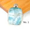 Larimar zilveren hanger uniek