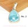 Larimar zilveren hanger uniek
