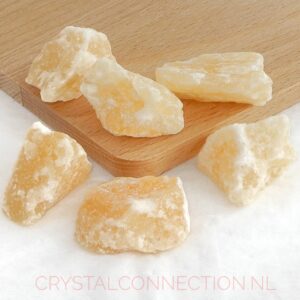 Calciet oranje ruw