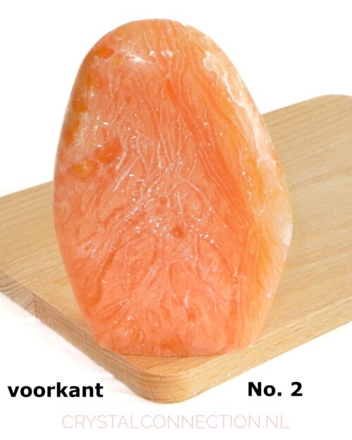 Calciet oranje-perzik vrije vorm