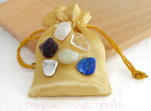 Balans in vaten, lymfe en vochthuishouding combi-set armband