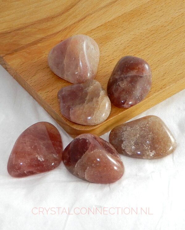 aardbeienkwarts-trommelsteen-madagaskar-klein Aardbeienkwarts trommelsteen