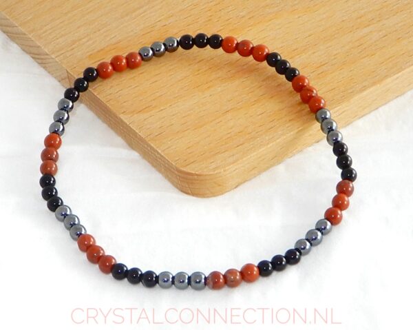 Aarden combi-set enkelbandje