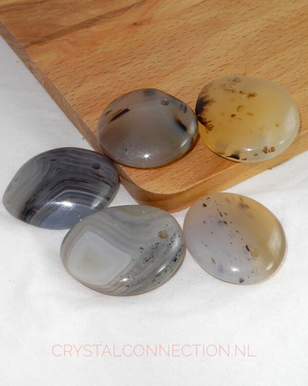 Agaat doorboorde hanger