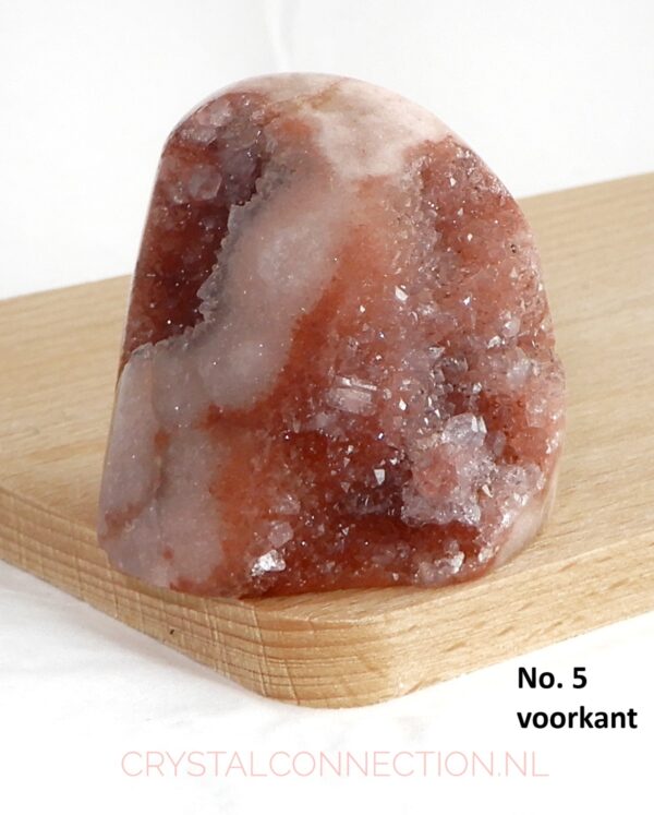 Roze Amethist aangeslepen