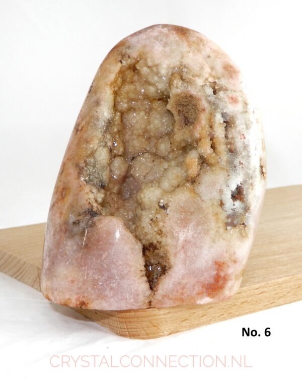 Roze Amethist aangeslepen