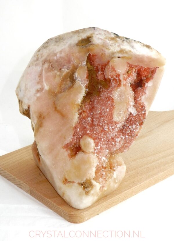 Roze Amethist aangeslepen