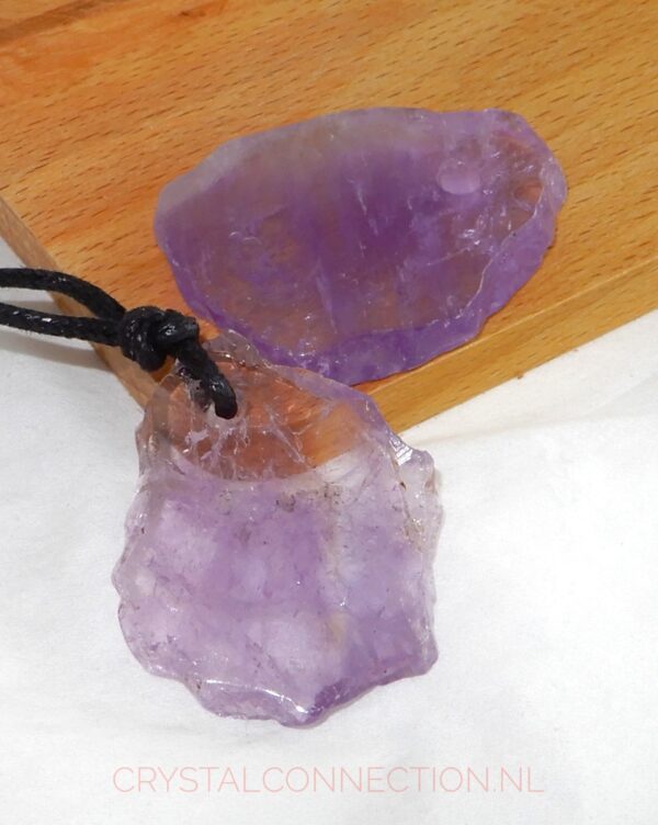Amethist doorboorde hanger