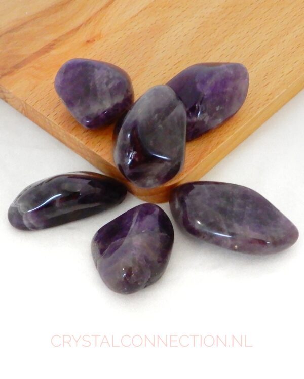 Amethist trommelsteen