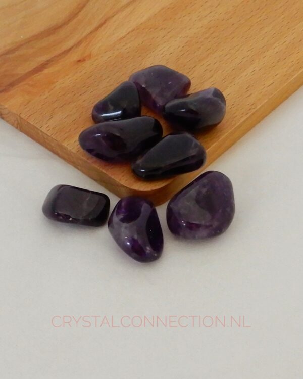 Amethist trommelsteen
