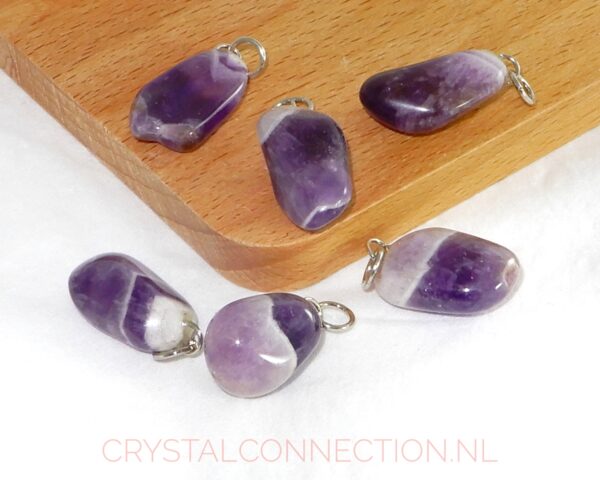 Amethist engel hanger