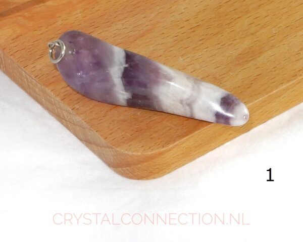 Amethist engel hanger