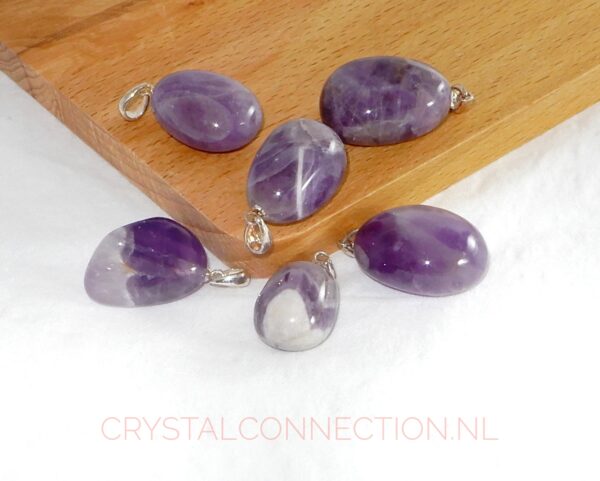 Amethist engel hanger