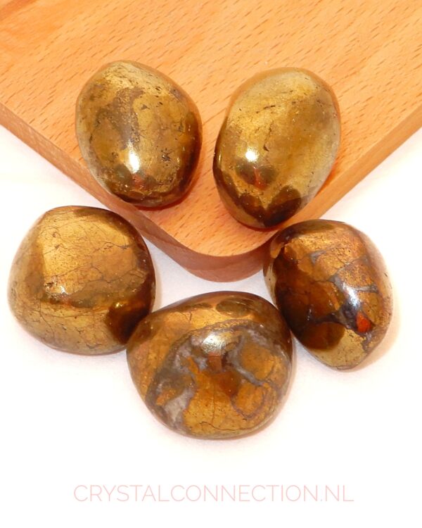 apachegold-trommelsteen Apachengold trommelsteen