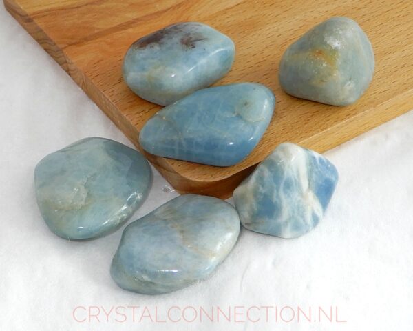Aquamarijn trommelsteen