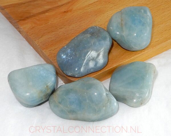 Aquamarijn trommelsteen