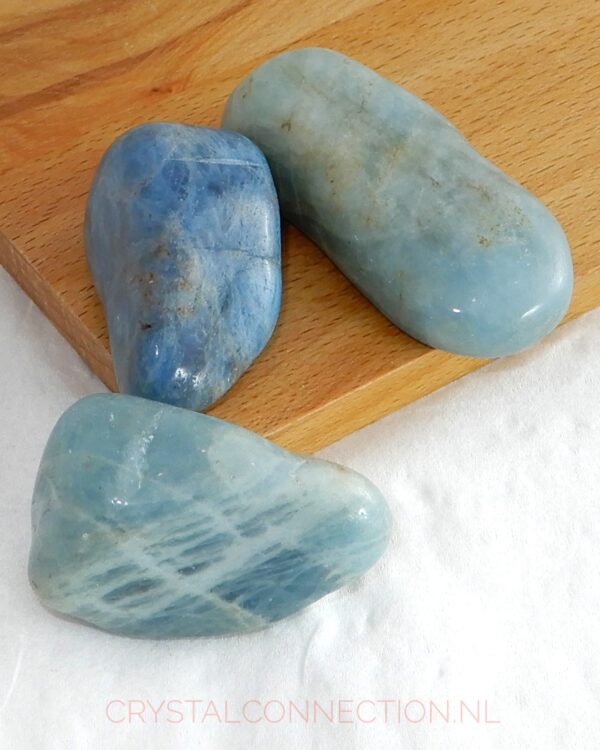 Aquamarijn trommelsteen