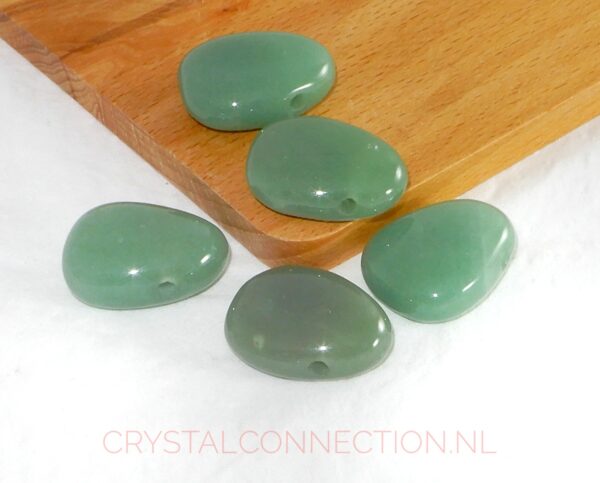 aventurijn-doorboorde-hanger Aventurijn doorboorde hanger