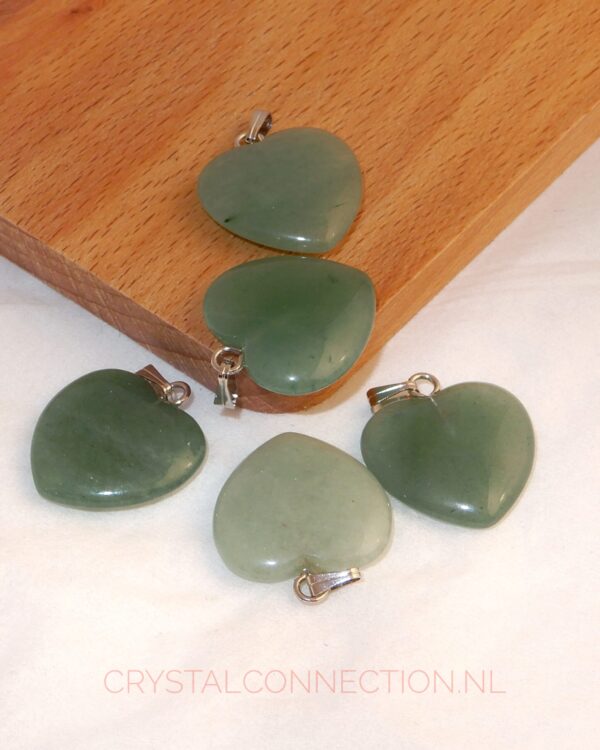 Bergkristal hanger hartje