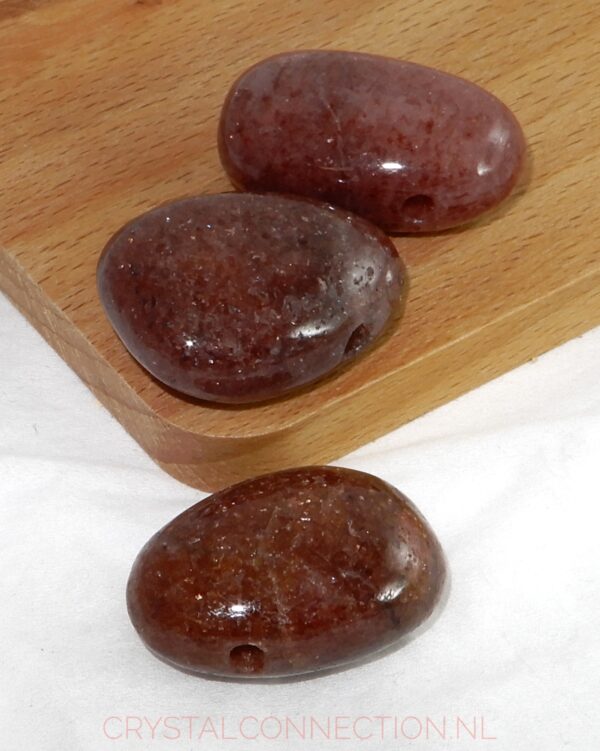 aventurijn-rood-doorboorde-hanger Aventurijn doorboorde hanger