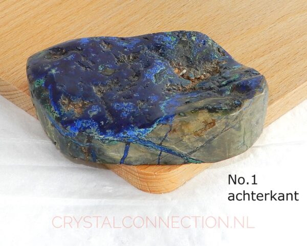 Azuriet-malachiet geslepen