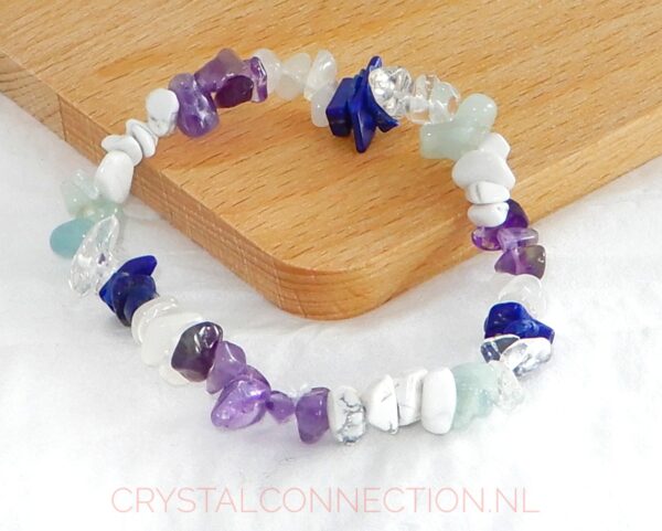 Balans in vaten, lymfe en vochthuishouding combi-set armband