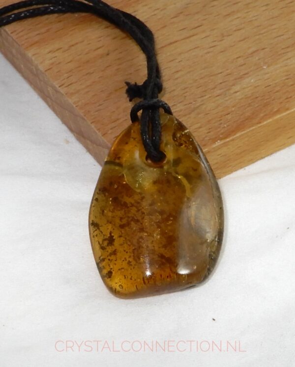 Barnsteen doorboorde hanger