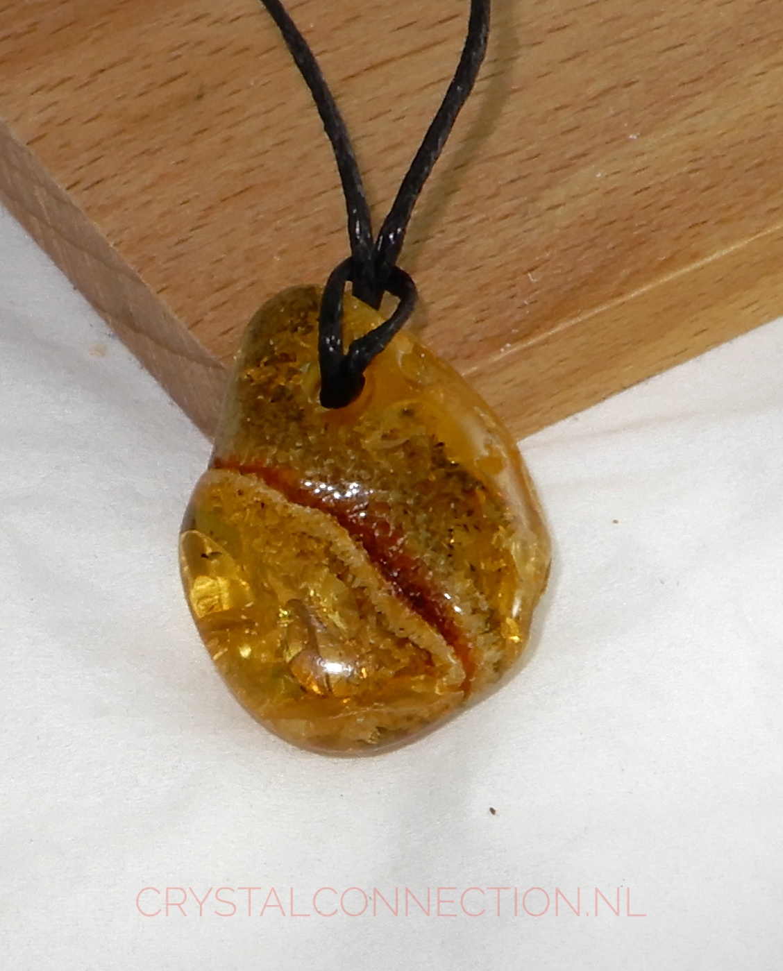 Barnsteen doorboorde hanger