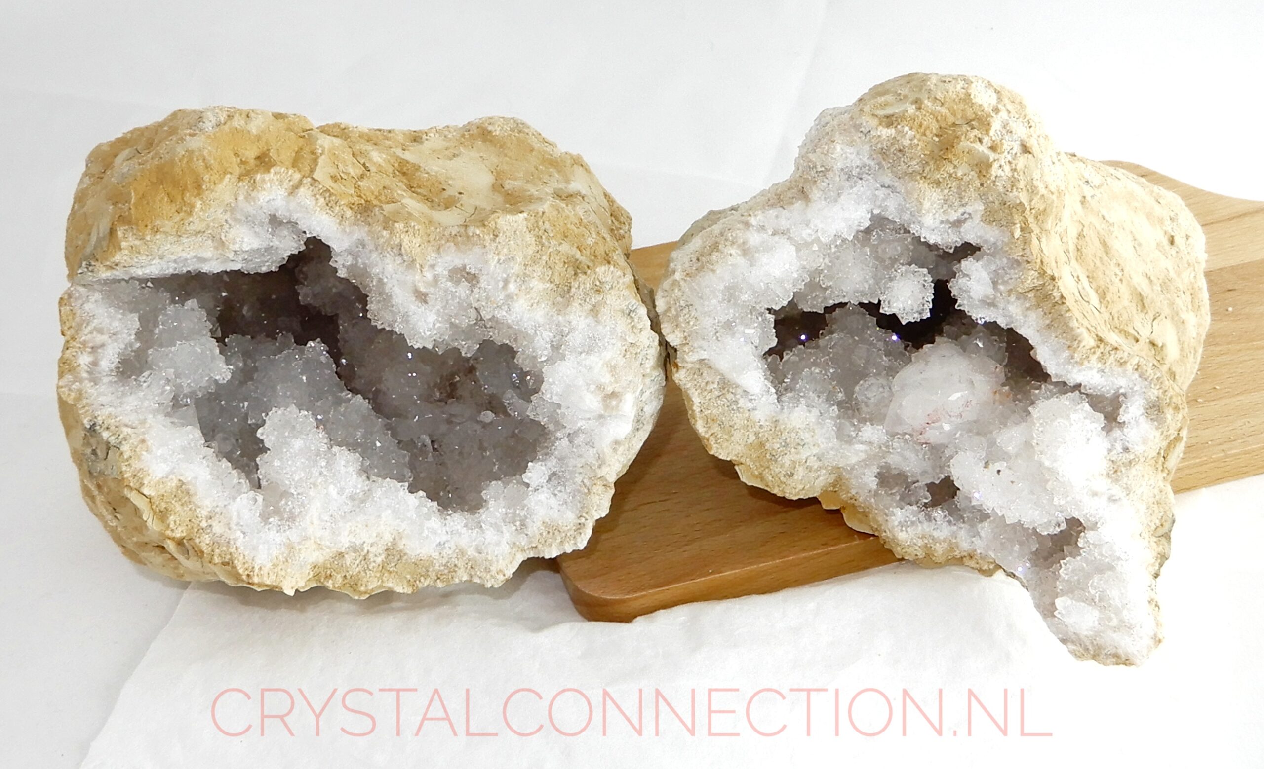 Bergkristal geode uit Marokko 