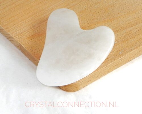 Bergkristal Gua Sha massagesteen