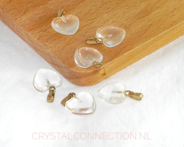 Bergkristal hanger hartje