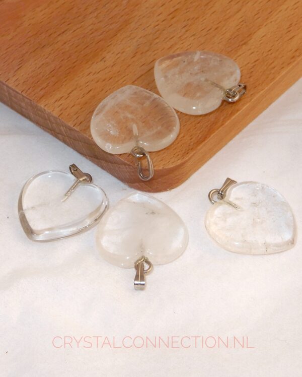 Bergkristal hanger hartje