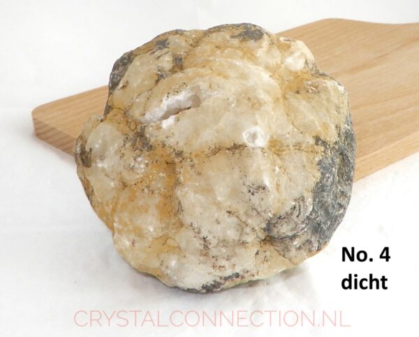 Bergkristal geode gekraakt Marokko