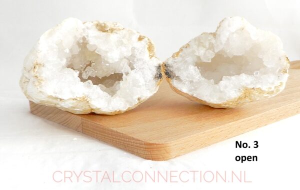 Bergkristal geode gekraakt Marokko