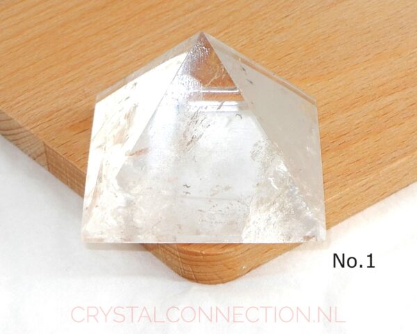 Bergkristal piramide