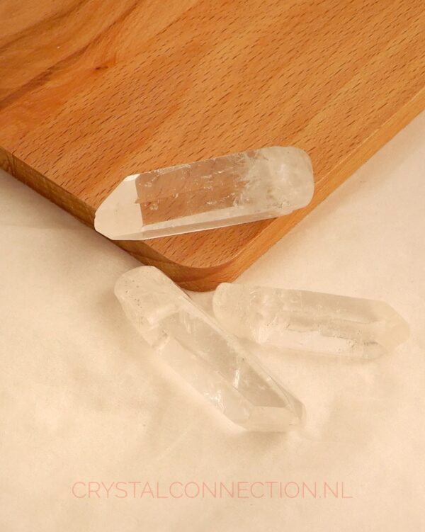 Bergkristal doorboorde hanger