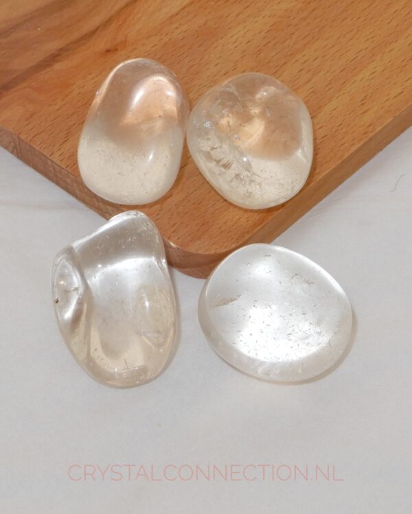 Bergkristal trommelsteen