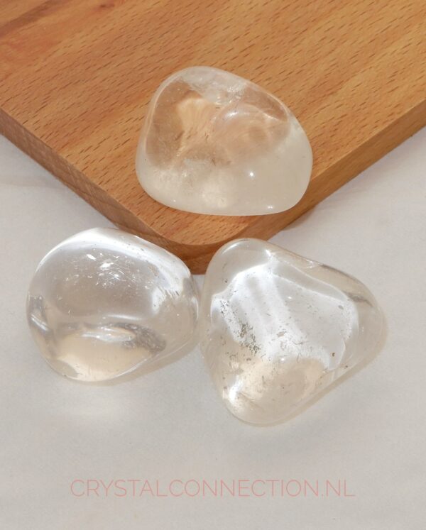 Bergkristal trommelsteen