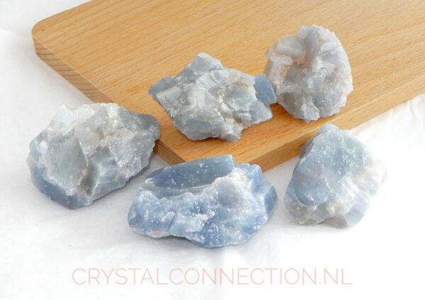 Calciet blauw ruw