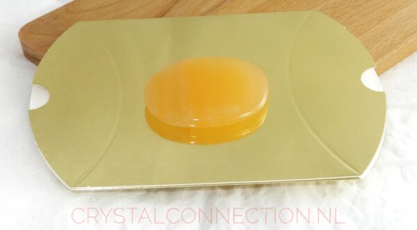 Zonnige oranje calciet  Blije Kei