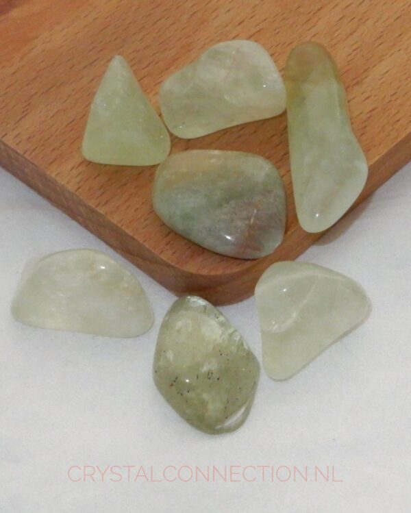 Calciet oranje schijfsteen