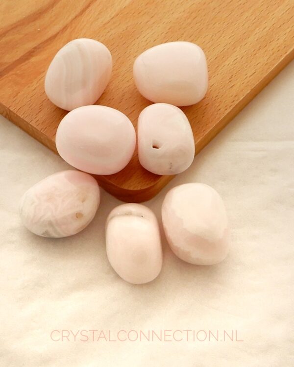 Calciet oranje schijfsteen