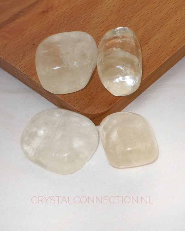 Calciet oranje schijfsteen