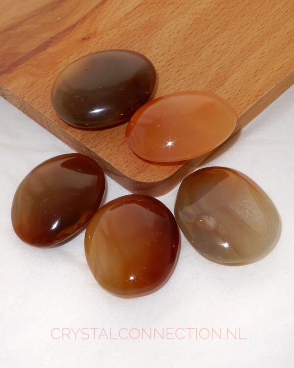 Carneool schijfsteen