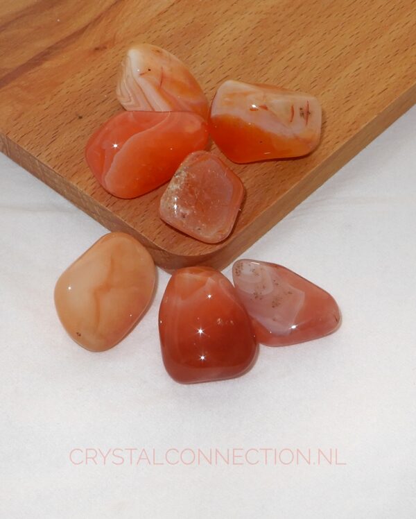 Carneool schijfsteen